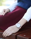FIYTA Elegance L798.WSS Ladies Langxuan Series Pink Leather Strap Watch-1