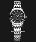 FIYTA Classic L802030.WBW Ladies Black Dial Stainless Steel Strap-0