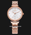 FIYTA Classic L851000.PWPD Young+ Ladies White Dial Rose Gold Stainless Steel Strap-0