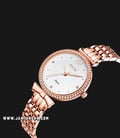 FIYTA Classic L851000.PWPD Young+ Ladies White Dial Rose Gold Stainless Steel Strap-1