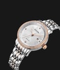 FIYTA Classic LA802008.MWMD Ladies Automatic Two Tone Cracelet Stainless Steel Strap-1