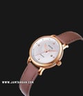FIYTA Classic LA805000.PSK Young+ Automatic Ladies Beige Dial Brown Leather Strap-1