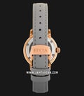 FIYTA Classic LA805000.PWH Young+ Automatic Ladies White Dial Grey Leather Strap-2