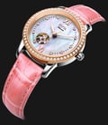 FIYTA Photographer LA8366.MSSD Fashion Woman Mother of Pearl Dial Pink Leather Strap-1