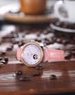 FIYTA Photographer LA8366.MSSD Fashion Woman Mother of Pearl Dial Pink Leather Strap-6