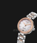 FIYTA Heartouching LA8618.MWMH Ladies White Mother of Pearl Dial Dual Tone Stainless Steel Strap-1