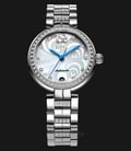 FIYTA Heartouching LA8626.WWWH Ladies Automatic Silver Dial Stainless Steel Strap-0