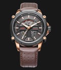 FIYTA Extreme WGA866001.MBR Men Roadster Automatic Brown Leather Strap-0