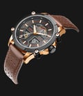 FIYTA Extreme WGA866001.MBR Men Roadster Automatic Brown Leather Strap-1