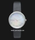 Fjord Laurens FJ-6056-01 Ladies Mother Of Pearl Dial Grey Leather Strap-0