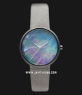 Fjord Laurens FJ-6056-04 Ladies Mother Of Pearl Dial Grey Leather Strap-0