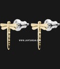 Anting Fossil JF03234710 Dragonfly Gold Tone Stainless Steel-0