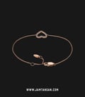 Gelang Fossil JF03257791 Open Heart Rose Gold Stainless Steel-1