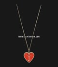 Kalung Fossil JF03297710 Heart and Key Pendant Gold Tone Stainless Steel-0