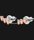 Anting Fossil JF03367791 Stacked Hearts Rose Gold Tone Stainless Steel-0