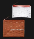 Dompet Travel Fossil SLG1281914 Double Brown Leather-0