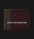 Dompet Pria Fossil Ward ML4162201 Burgundy Leather RFID Large Coin-0