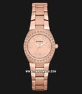 Fossil AM4508 Serena Rose Gold Dial Rose Gold Stainless Steel Strap-0