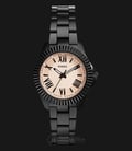 Fossil AM4614 Cecile Rose Dial Black Ion-plated Ladies Watch -0