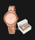 Fossil BQ3349SET Suitor Ladies Rose Gold Dial Rose Gold Stainless Steel Strap-0