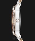Fossil CE1041 Ladies Jesse White Ceramic Dial Rose Gold Tone Stainless Steel Strap-1