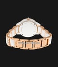Fossil CE1041 Ladies Jesse White Ceramic Dial Rose Gold Tone Stainless Steel Strap-2