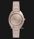 Fossil Gabby CE1110 Ladies Brown Dial Salted Caramel Stainless Steel With Ceramic Strap-0
