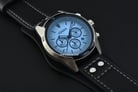 Fossil Coachman CH2564 Chronograph Blue Dial Black Leather Strap-3