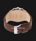 Fossil CH2565 Coachman Chronograph Silver Dial Brown Leather Strap-2