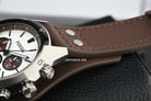 Fossil CH2565 Coachman Chronograph Silver Dial Brown Leather Strap-13