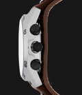 Fossil CH2890 Coachman Chronograph White Dial Brown Leather Strap-2