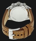Fossil CH2952 Del Rey Chronograph Silver Dial Brown Leather Strap-2