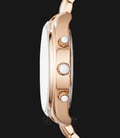 Fossil Land Racer CH2977 Ladies Chronograph Silver Dial Rose Gold Stainless Steel Strap-1