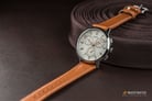 Fossil CH3014 Ladies Abilene Chronograph White Dial Brown Leather Strap-2
