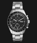 Fossil CH3026 Men Sport 54 Chronograph Black Dial Stainless Steel Strap-0