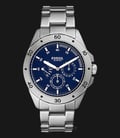 Fossil CH3034 Men Sport 54 Chronograph Blue Dial Stainless Steel Strap-0