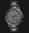 Fossil CH3073 Men Crewmaster Sport Chronograph Black Smoke Dial Stainless Steel Strap-0