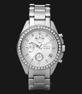 Fossil ES2681 Ladies Decker Chronograph Silver Dial Stainless Steel Strap-0