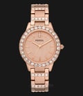 Fossil Jesse ES3020 Ladies Rose Gold Dial Rose Gold Stainless Steel Strap-0