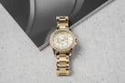 Fossil Riley ES3203 Gold Dial Gold Stainless Steel Strap-4