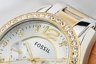 Fossil Riley ES3204 Silver Dial Dual Tone Stainless Steel Strap-10