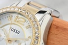 Fossil Riley ES3204 Silver Dial Dual Tone Stainless Steel Strap-11