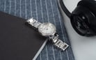Fossil Virginia ES3282 White Dial Stainless Steel Strap-4