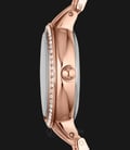 Fossil Virginia ES3284 Silver Dial Rose Gold Stainless Steel Bracelet Watch-1
