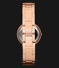 Fossil Virginia ES3284 Silver Dial Rose Gold Stainless Steel Bracelet Watch-2