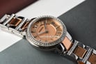 Fossil Virginia ES3405 Rose Gold Dial Dual Tone Stainless Steel Strap-3