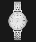 Fossil Jacqueline ES3433 Ladies White Dial Stainless Steel Strap-0