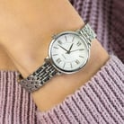 Fossil Jacqueline ES3433 Ladies White Dial Stainless Steel Strap-4