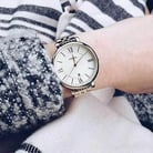 Fossil Jacqueline ES3433 Ladies White Dial Stainless Steel Strap-5