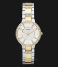 Fossil ES3503 Virginia Silver Dial Two-tone Stainless Steel Bracelet Watch-0